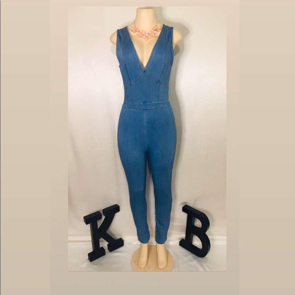 Jumpsuit V Neck